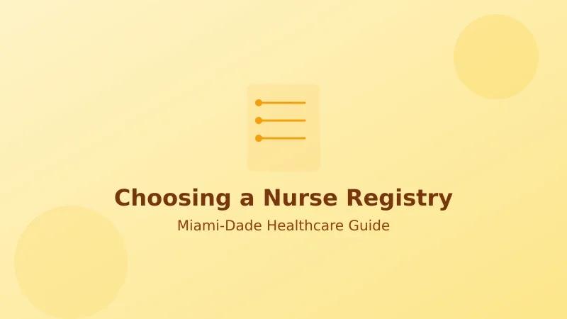 Top 10 Questions to Ask a Miami Nurse Registry
