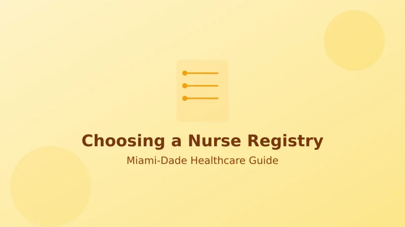 Professional caregiver assisting senior in Miami home